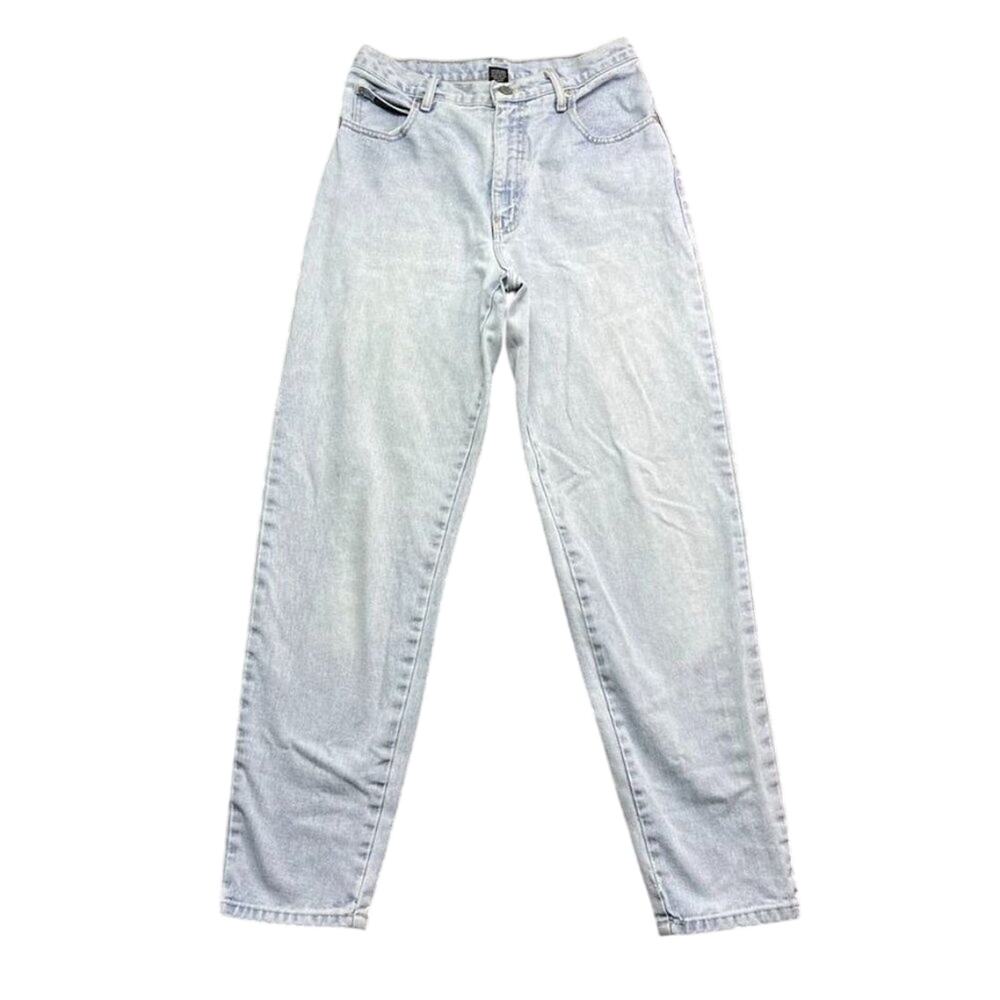 New York Jean's Size Womens 8 Blue Light Wash Denim High Rise Y2K Mom Vtg